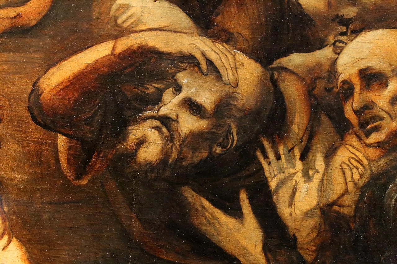 104-Adorazione dei magi-Galleria degli Uffizi, Firenze - dettaglio